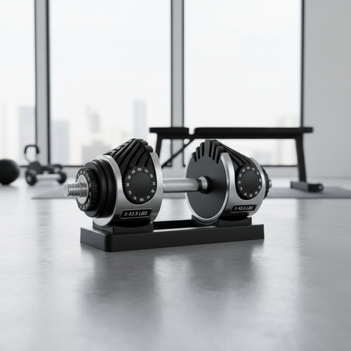 Adjustable Dumbbells Set with Quick-Select Dial